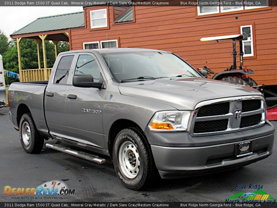 2011 Dodge Ram 1500 ST Quad Cab Mineral Gray Metallic / Dark Slate Gray/Medium Graystone Photo #7