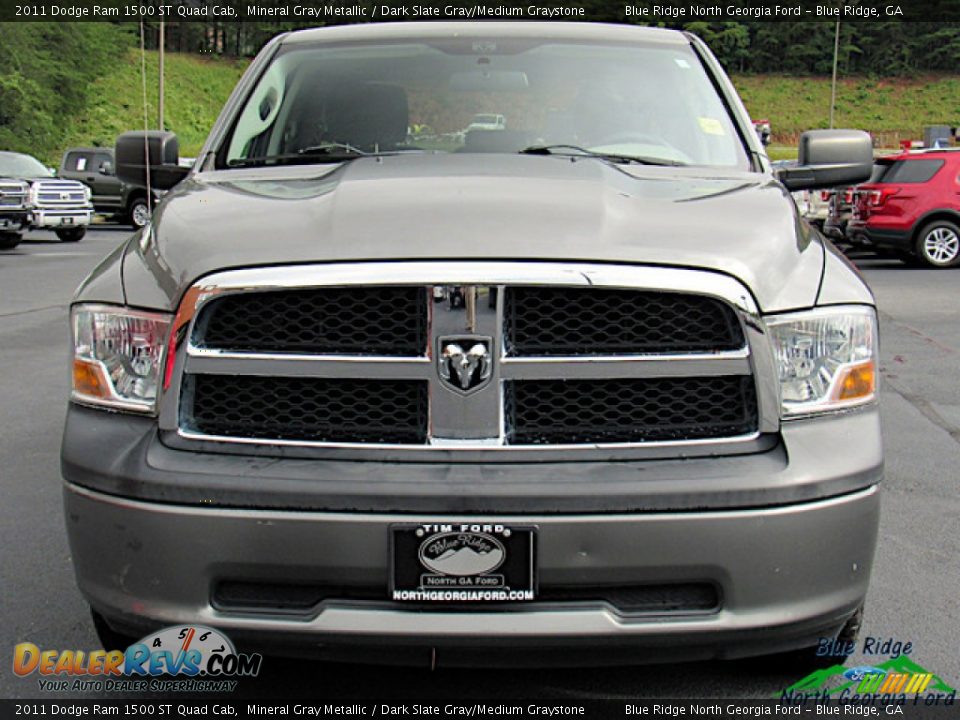 2011 Dodge Ram 1500 ST Quad Cab Mineral Gray Metallic / Dark Slate Gray/Medium Graystone Photo #8