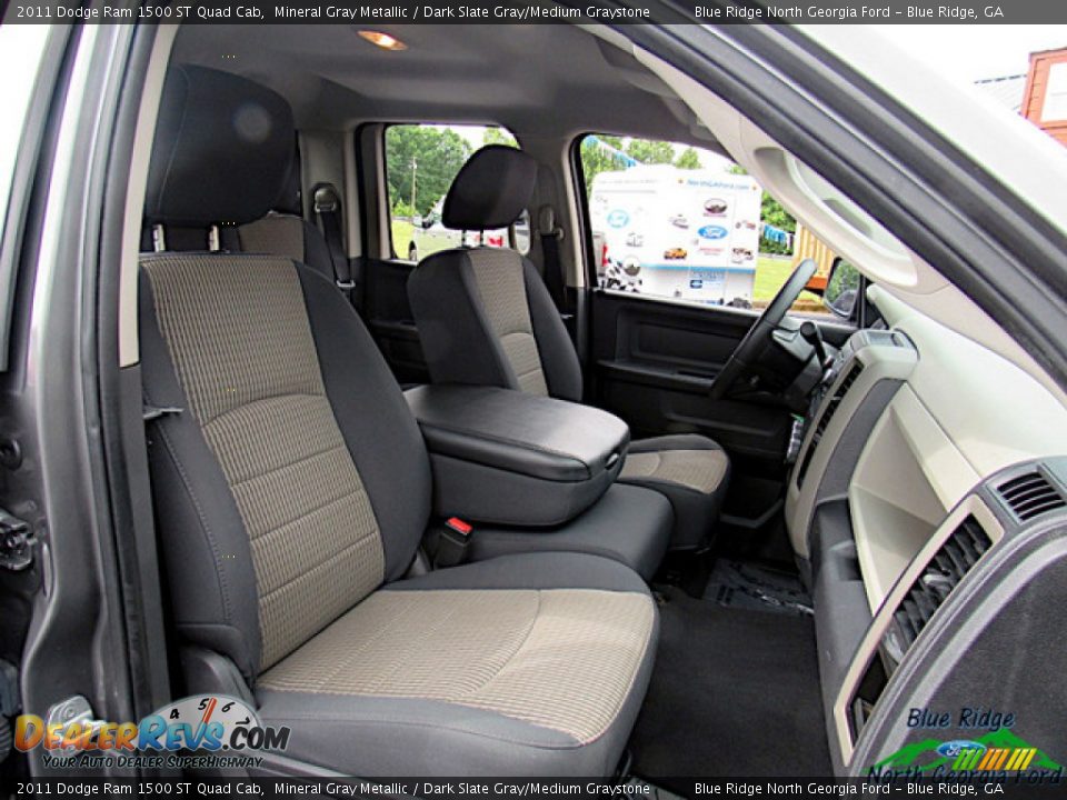 2011 Dodge Ram 1500 ST Quad Cab Mineral Gray Metallic / Dark Slate Gray/Medium Graystone Photo #12