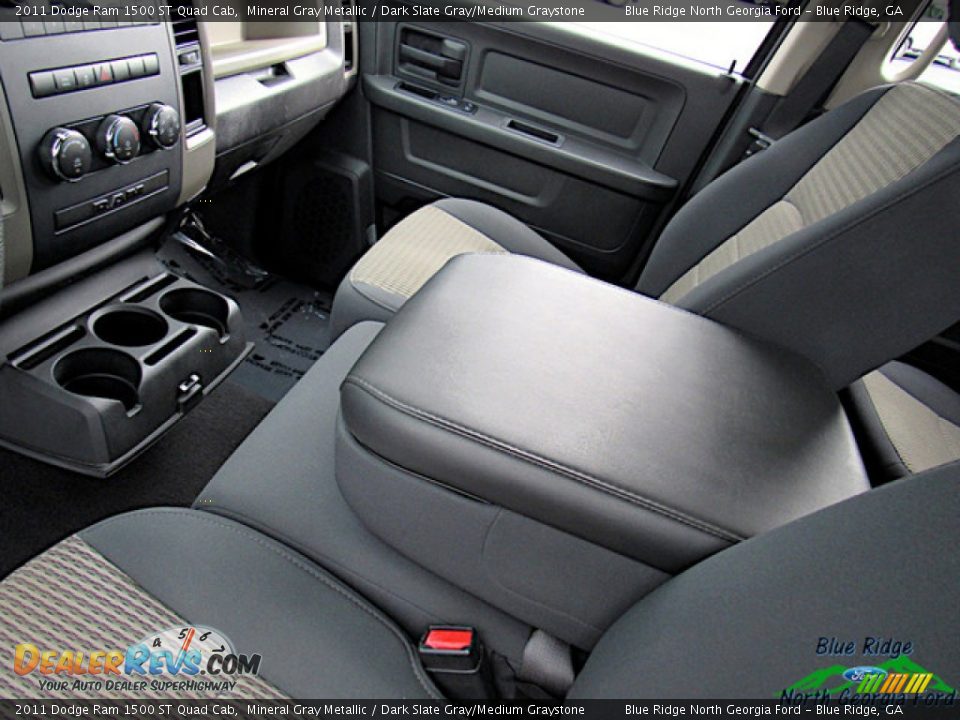 2011 Dodge Ram 1500 ST Quad Cab Mineral Gray Metallic / Dark Slate Gray/Medium Graystone Photo #24