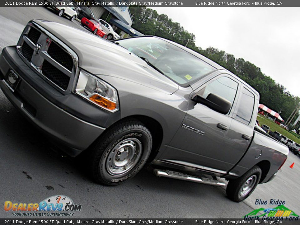 2011 Dodge Ram 1500 ST Quad Cab Mineral Gray Metallic / Dark Slate Gray/Medium Graystone Photo #29