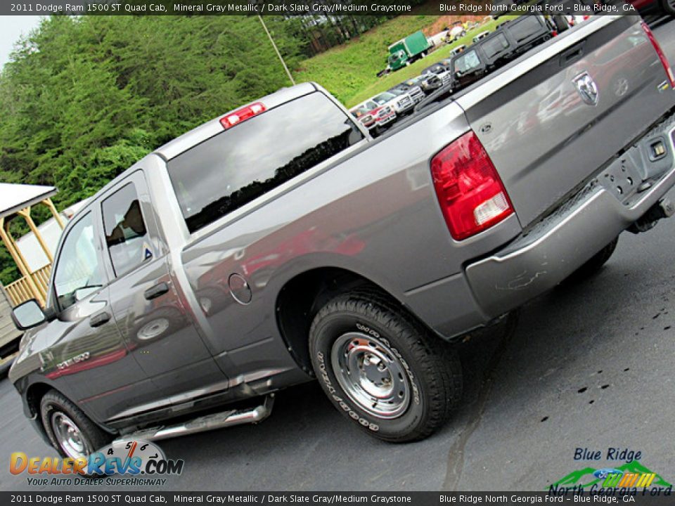 2011 Dodge Ram 1500 ST Quad Cab Mineral Gray Metallic / Dark Slate Gray/Medium Graystone Photo #32