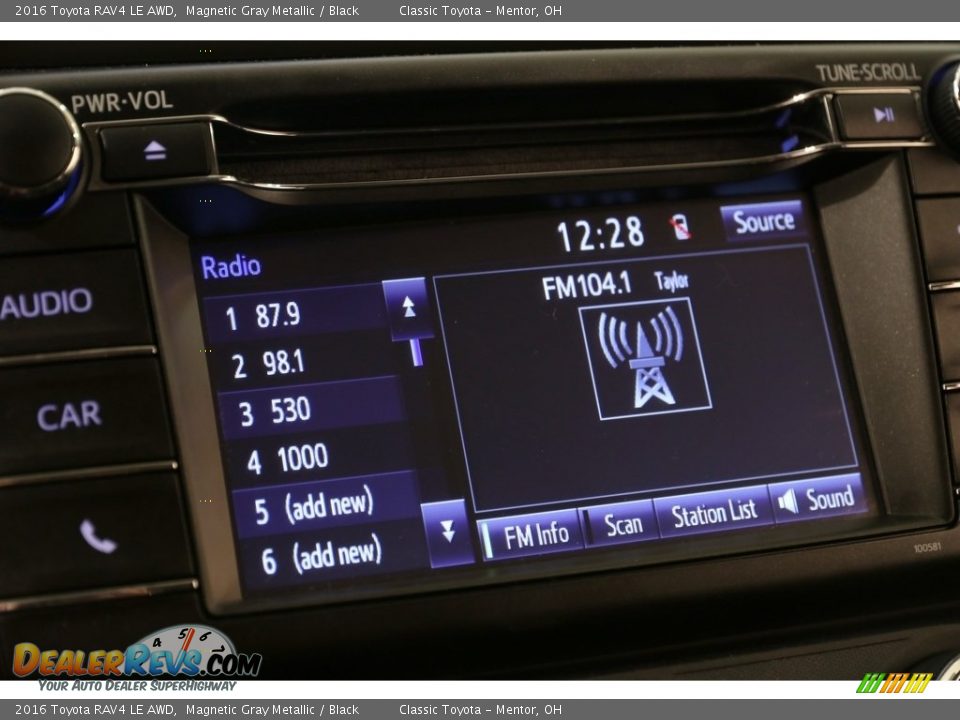 2016 Toyota RAV4 LE AWD Magnetic Gray Metallic / Black Photo #9