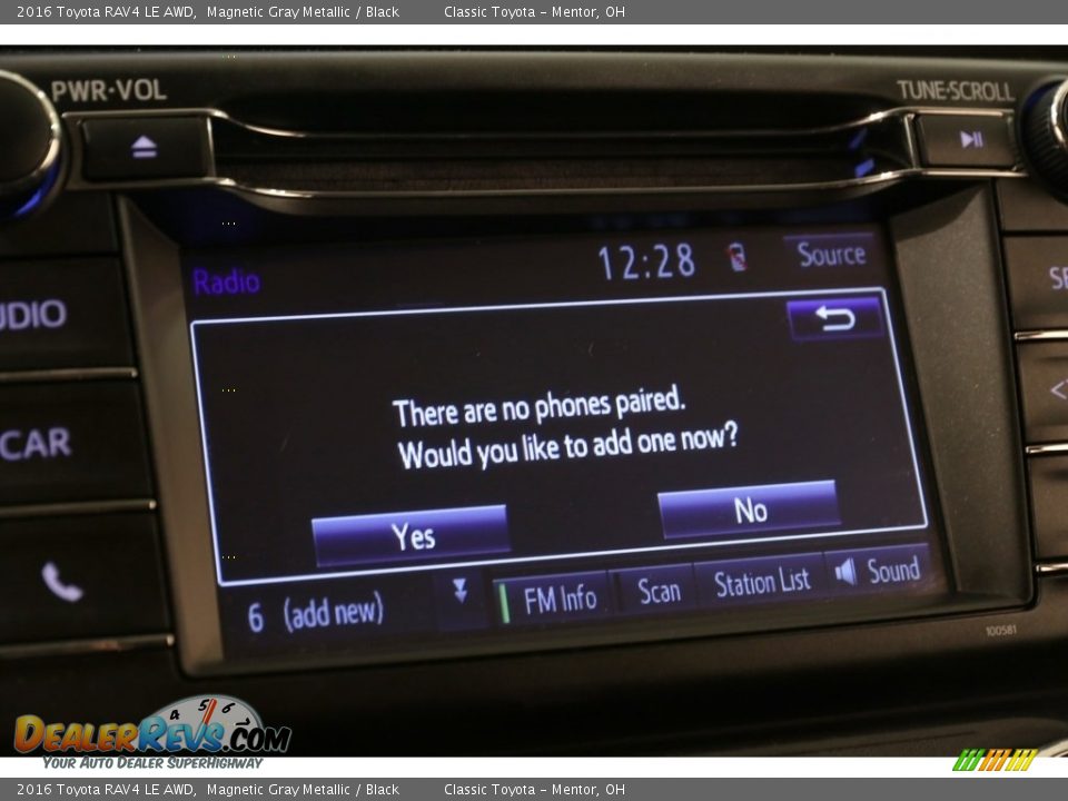 2016 Toyota RAV4 LE AWD Magnetic Gray Metallic / Black Photo #10
