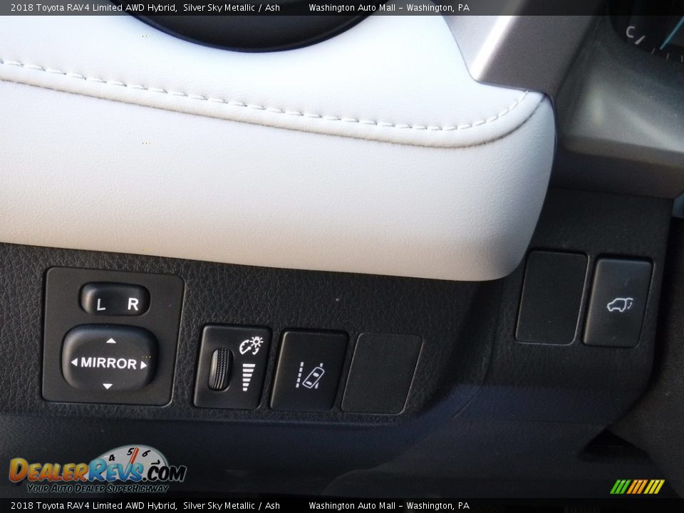 2018 Toyota RAV4 Limited AWD Hybrid Silver Sky Metallic / Ash Photo #14