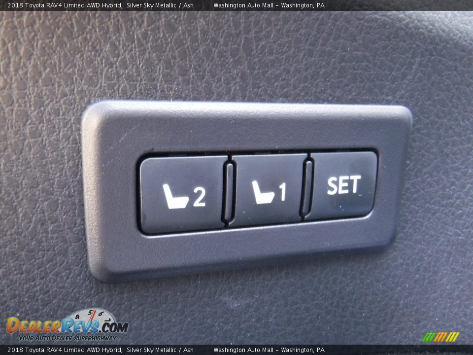 2018 Toyota RAV4 Limited AWD Hybrid Silver Sky Metallic / Ash Photo #16