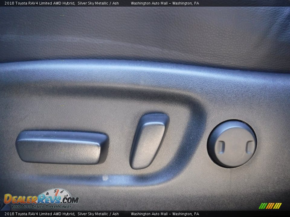 2018 Toyota RAV4 Limited AWD Hybrid Silver Sky Metallic / Ash Photo #18