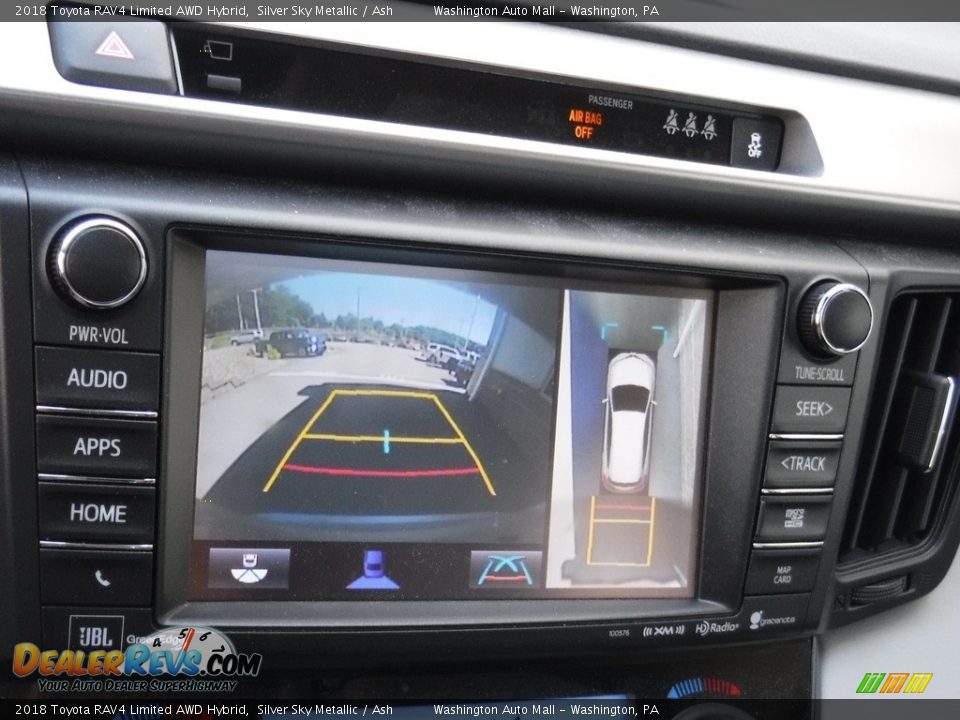 2018 Toyota RAV4 Limited AWD Hybrid Silver Sky Metallic / Ash Photo #21