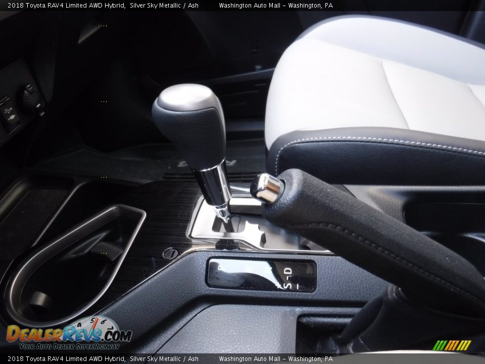 2018 Toyota RAV4 Limited AWD Hybrid Silver Sky Metallic / Ash Photo #23