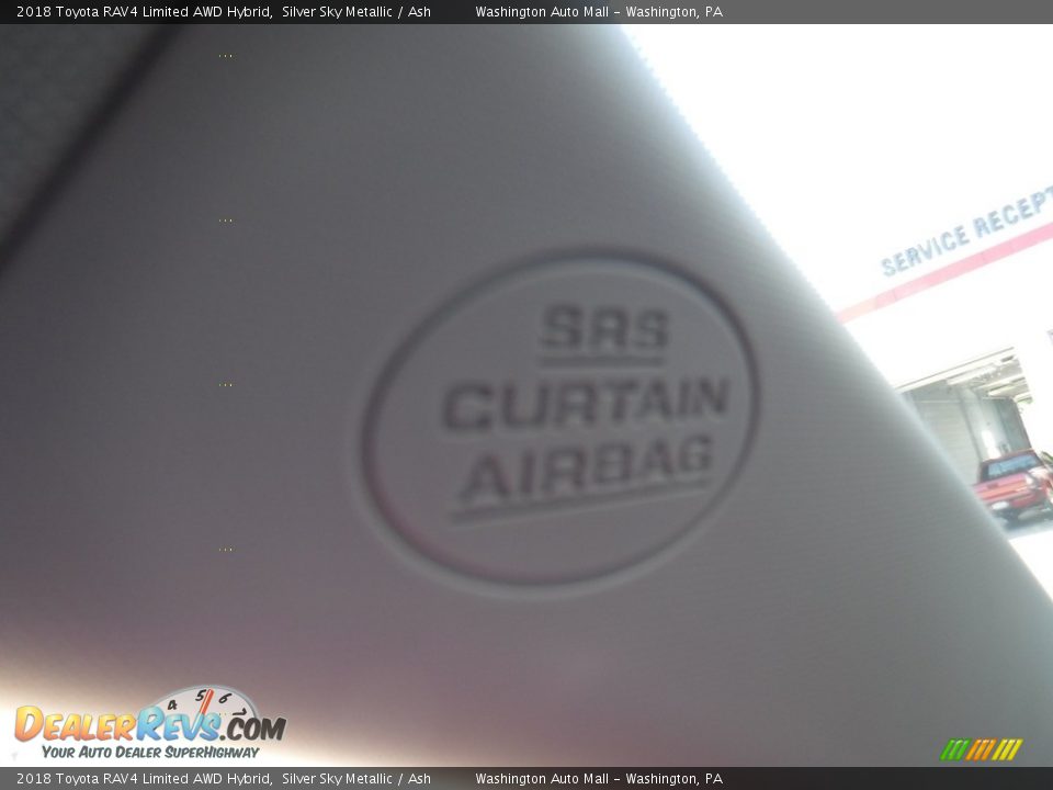 2018 Toyota RAV4 Limited AWD Hybrid Silver Sky Metallic / Ash Photo #26