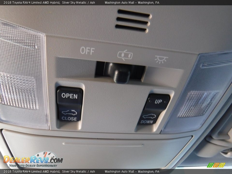 2018 Toyota RAV4 Limited AWD Hybrid Silver Sky Metallic / Ash Photo #28