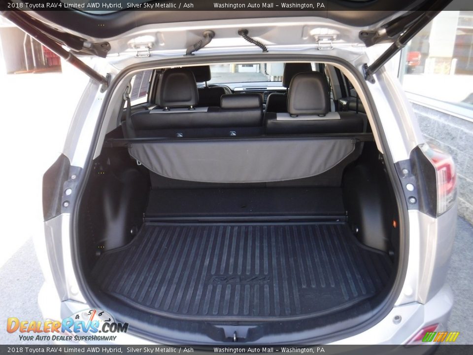 2018 Toyota RAV4 Limited AWD Hybrid Silver Sky Metallic / Ash Photo #30