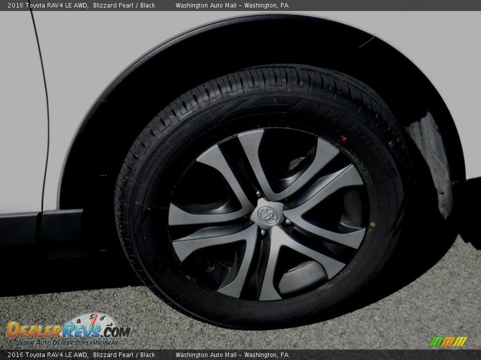 2016 Toyota RAV4 LE AWD Blizzard Pearl / Black Photo #3