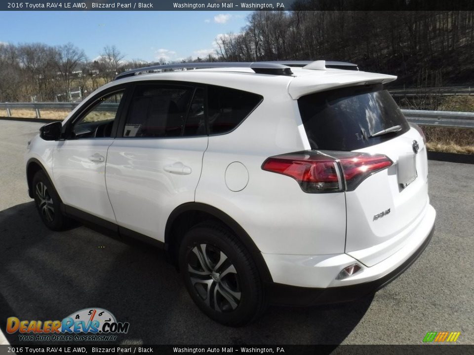 2016 Toyota RAV4 LE AWD Blizzard Pearl / Black Photo #7
