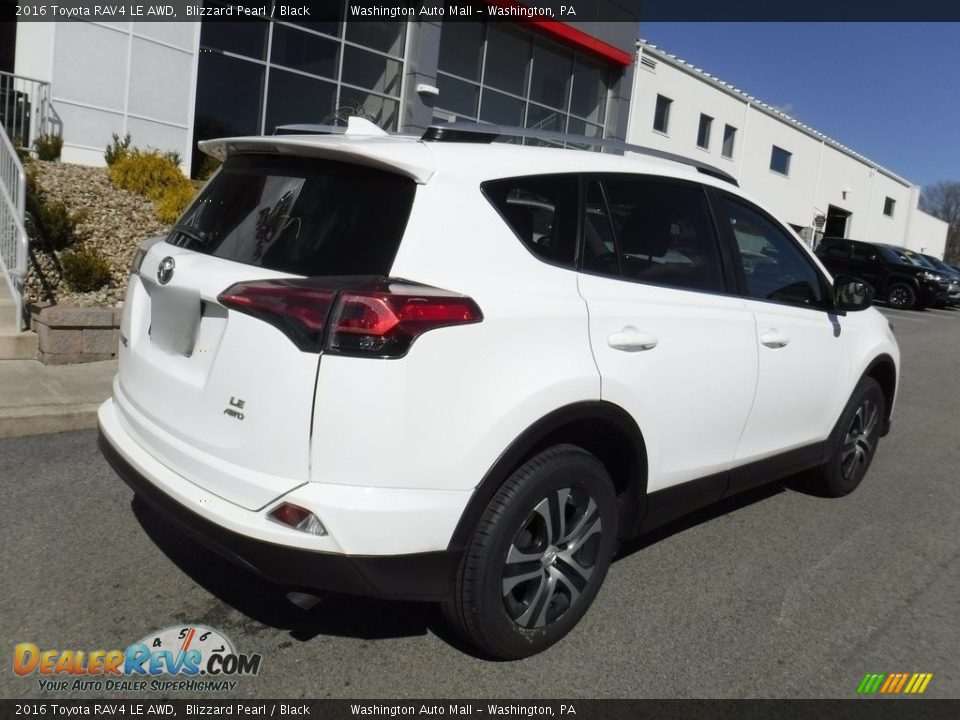 2016 Toyota RAV4 LE AWD Blizzard Pearl / Black Photo #8