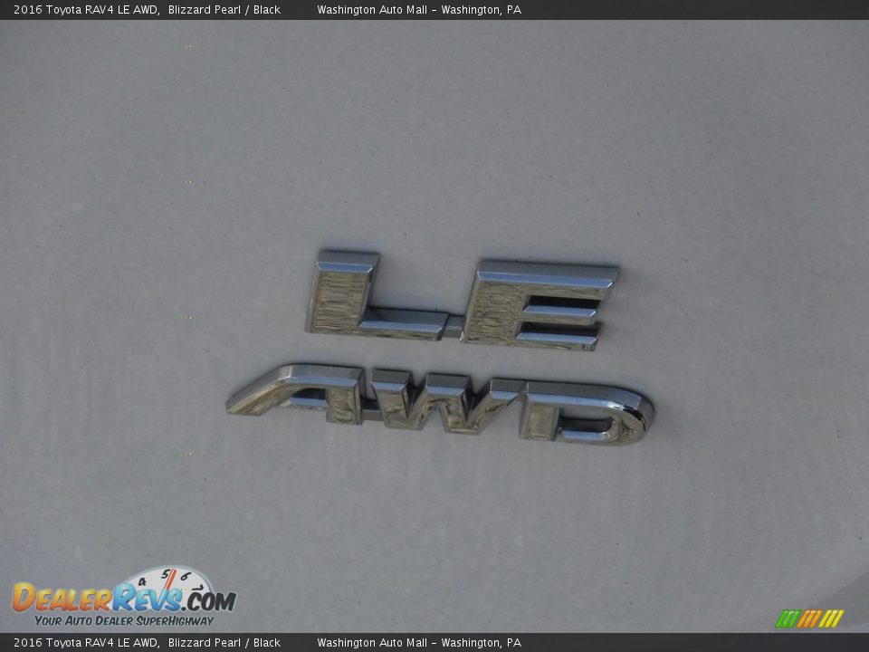 2016 Toyota RAV4 LE AWD Blizzard Pearl / Black Photo #9