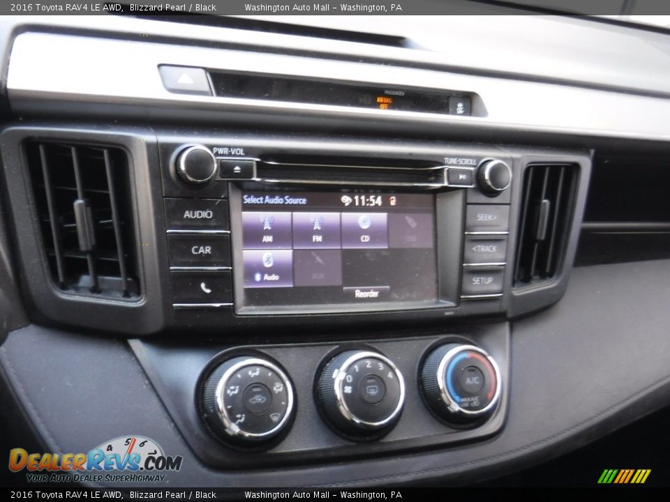 2016 Toyota RAV4 LE AWD Blizzard Pearl / Black Photo #14