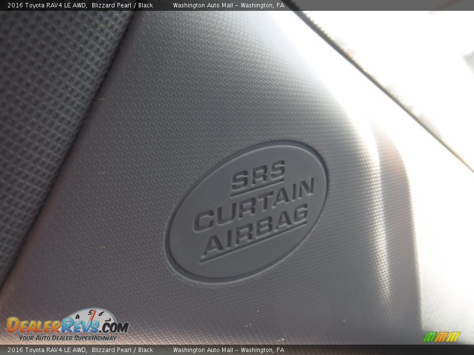 2016 Toyota RAV4 LE AWD Blizzard Pearl / Black Photo #19