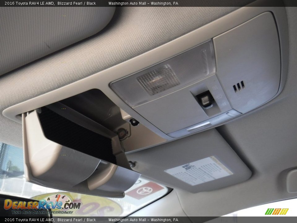 2016 Toyota RAV4 LE AWD Blizzard Pearl / Black Photo #20