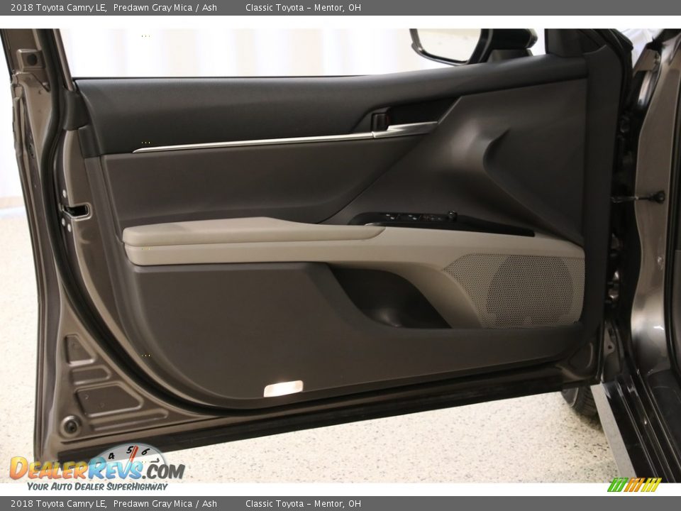 2018 Toyota Camry LE Predawn Gray Mica / Ash Photo #4