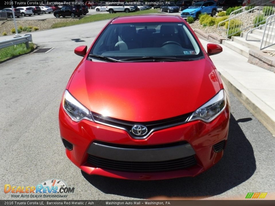 2016 Toyota Corolla LE Barcelona Red Metallic / Ash Photo #4