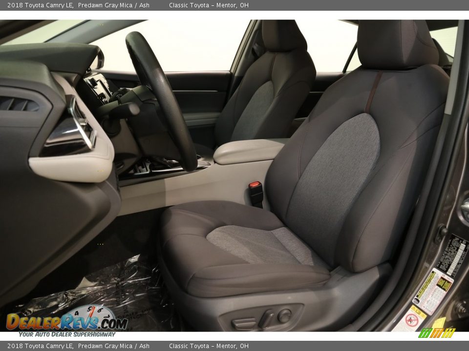 2018 Toyota Camry LE Predawn Gray Mica / Ash Photo #5