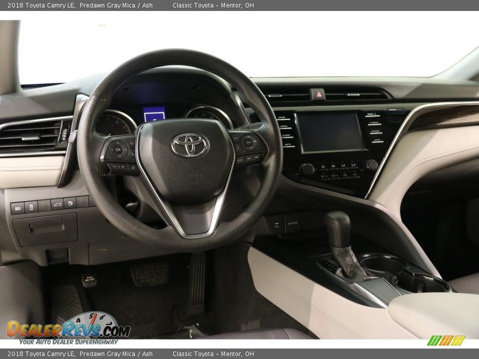 2018 Toyota Camry LE Predawn Gray Mica / Ash Photo #6