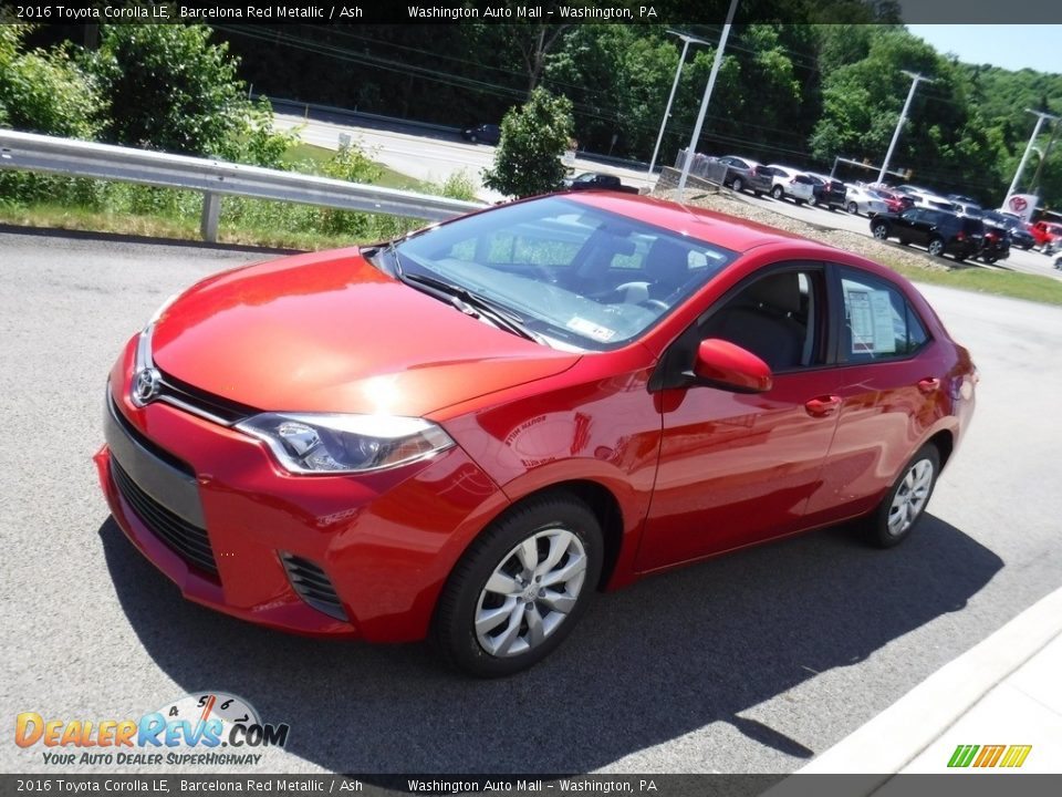 2016 Toyota Corolla LE Barcelona Red Metallic / Ash Photo #5