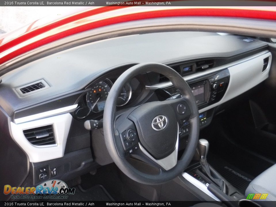 2016 Toyota Corolla LE Barcelona Red Metallic / Ash Photo #11