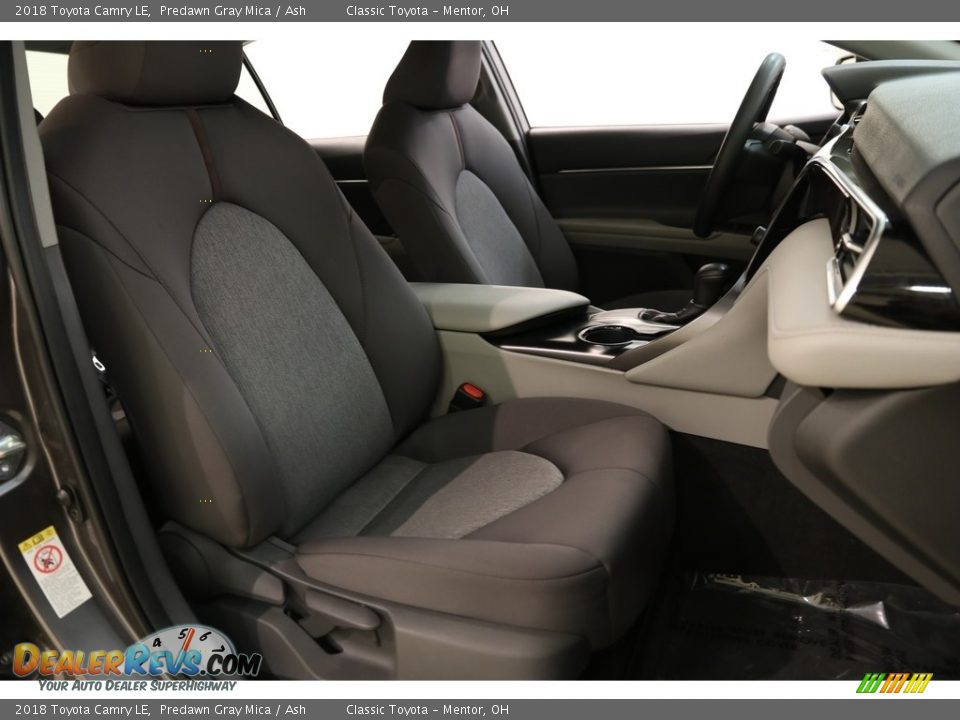 2018 Toyota Camry LE Predawn Gray Mica / Ash Photo #15