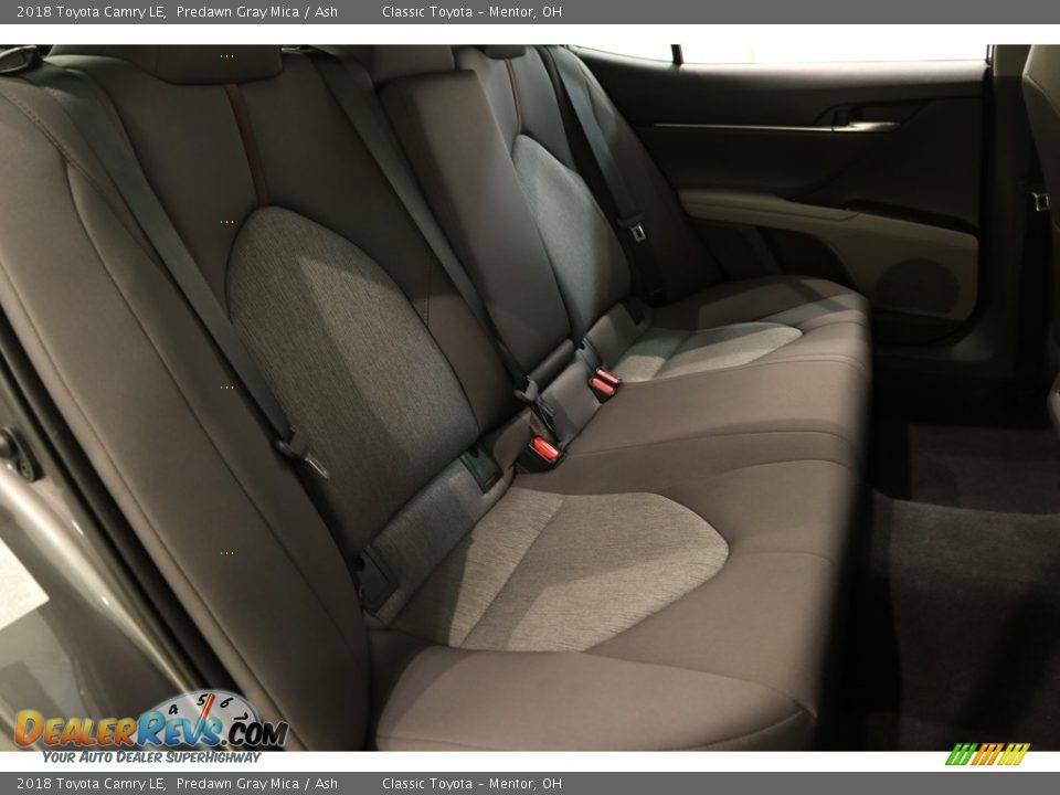 2018 Toyota Camry LE Predawn Gray Mica / Ash Photo #16