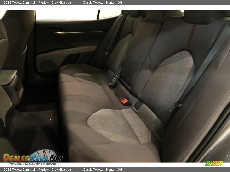 2018 Toyota Camry LE Predawn Gray Mica / Ash Photo #17