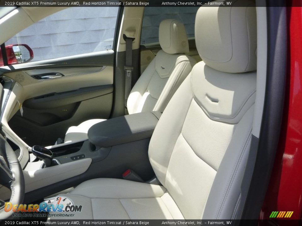2019 Cadillac XT5 Premium Luxury AWD Red Horizon Tintcoat / Sahara Beige Photo #12
