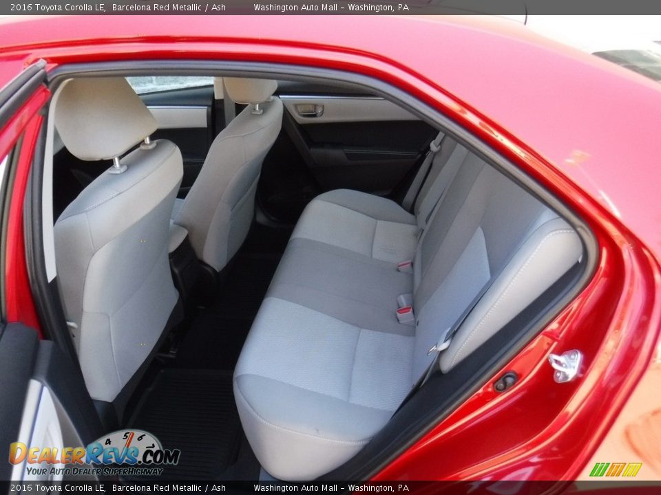 2016 Toyota Corolla LE Barcelona Red Metallic / Ash Photo #22