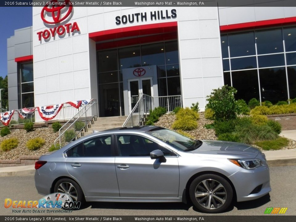 2016 Subaru Legacy 3.6R Limited Ice Silver Metallic / Slate Black Photo #2