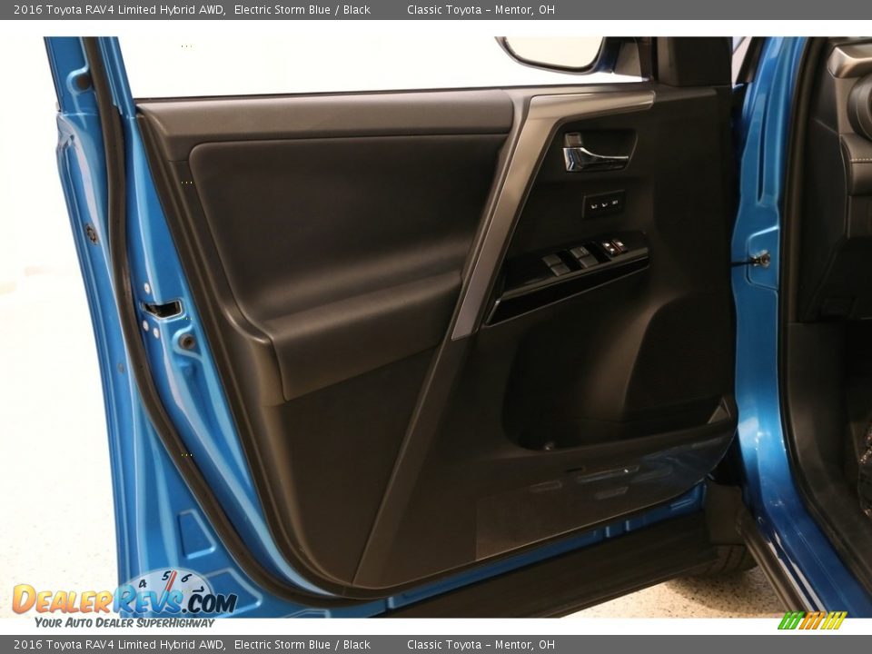 2016 Toyota RAV4 Limited Hybrid AWD Electric Storm Blue / Black Photo #4