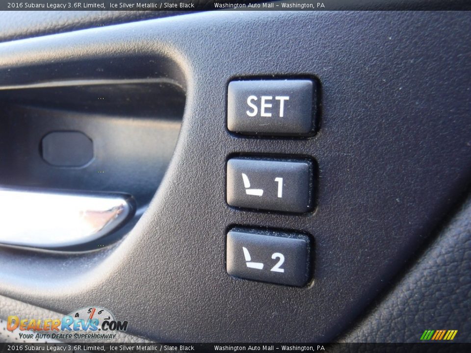 2016 Subaru Legacy 3.6R Limited Ice Silver Metallic / Slate Black Photo #14