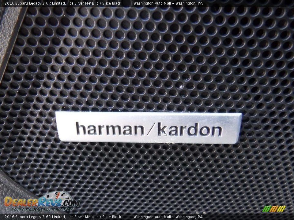 2016 Subaru Legacy 3.6R Limited Ice Silver Metallic / Slate Black Photo #15