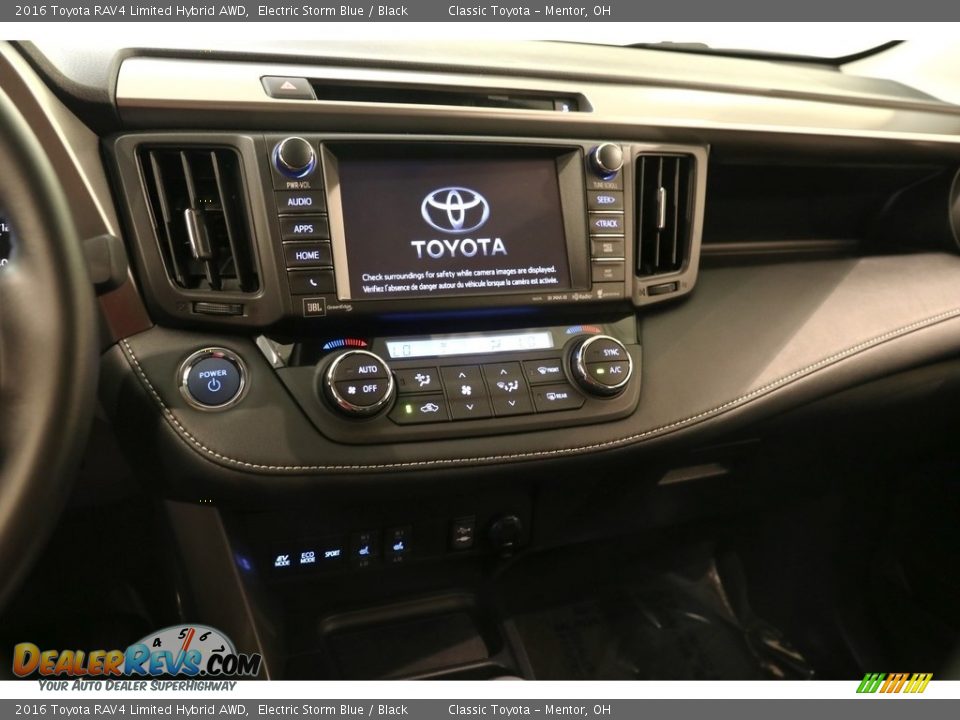 2016 Toyota RAV4 Limited Hybrid AWD Electric Storm Blue / Black Photo #9