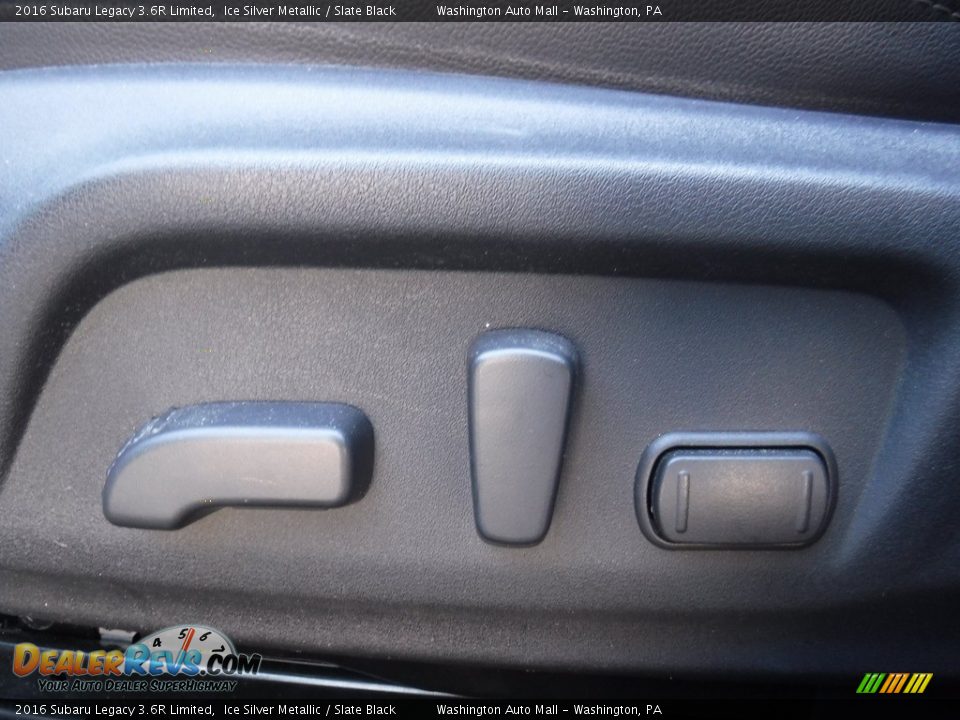2016 Subaru Legacy 3.6R Limited Ice Silver Metallic / Slate Black Photo #17
