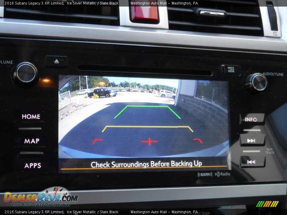 2016 Subaru Legacy 3.6R Limited Ice Silver Metallic / Slate Black Photo #20