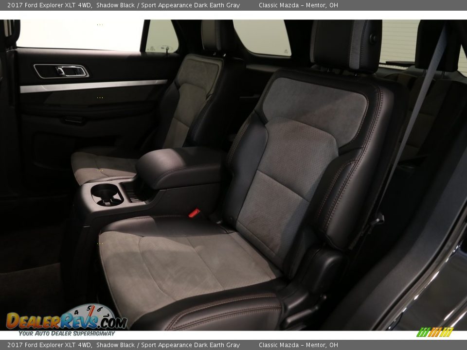 2017 Ford Explorer XLT 4WD Shadow Black / Sport Appearance Dark Earth Gray Photo #19