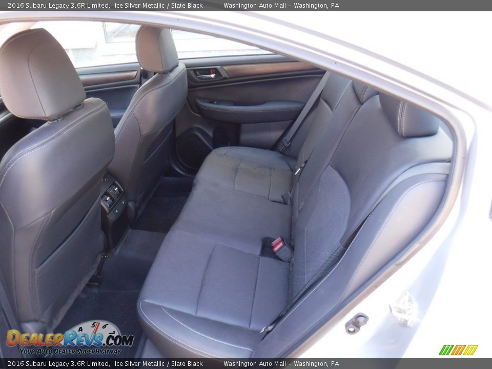 2016 Subaru Legacy 3.6R Limited Ice Silver Metallic / Slate Black Photo #26