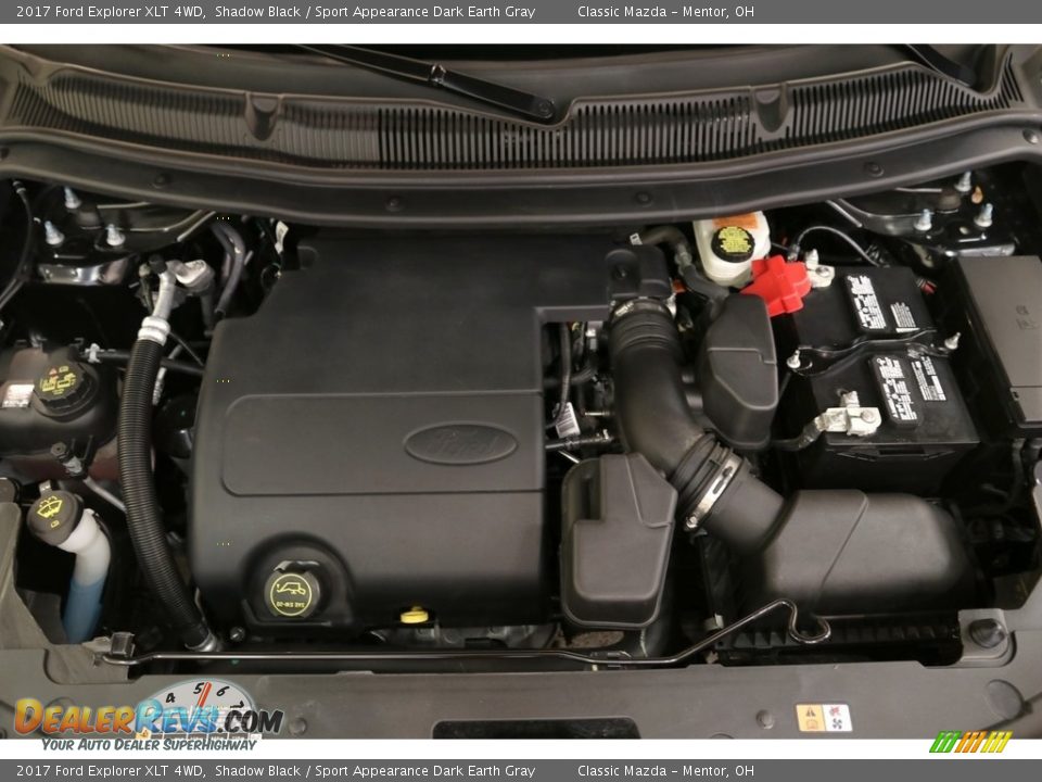 2017 Ford Explorer XLT 4WD Shadow Black / Sport Appearance Dark Earth Gray Photo #22