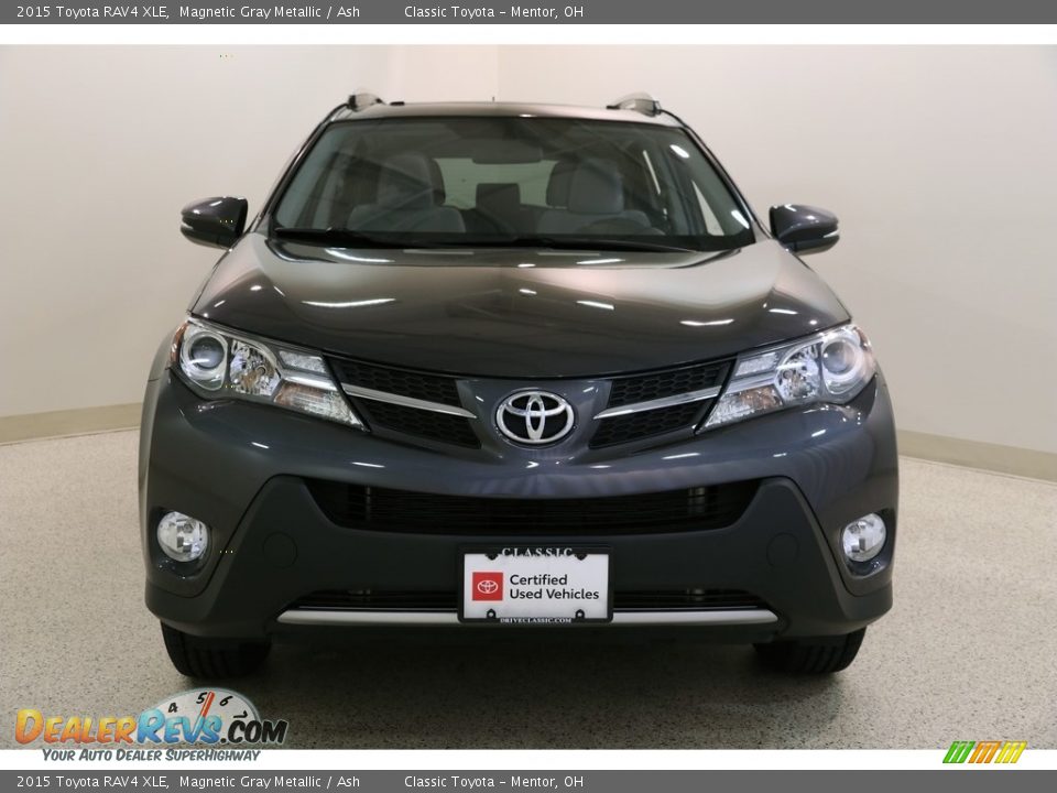 2015 Toyota RAV4 XLE Magnetic Gray Metallic / Ash Photo #2