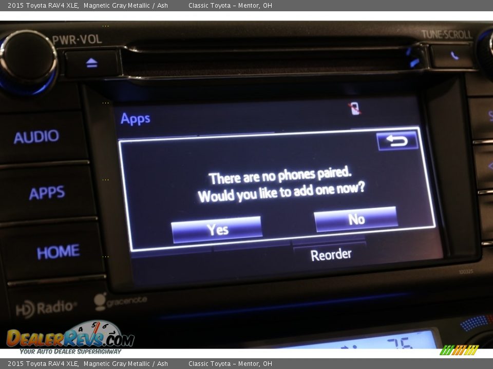 2015 Toyota RAV4 XLE Magnetic Gray Metallic / Ash Photo #10