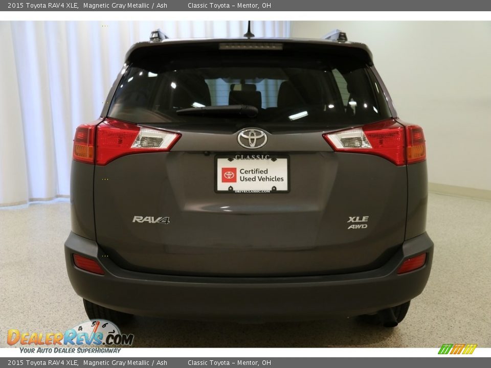 2015 Toyota RAV4 XLE Magnetic Gray Metallic / Ash Photo #16