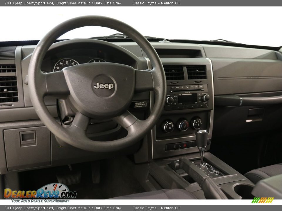 2010 Jeep Liberty Sport 4x4 Bright Silver Metallic / Dark Slate Gray Photo #6