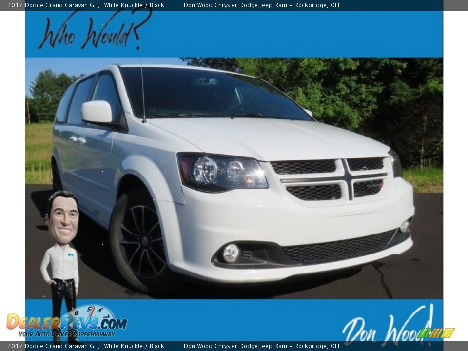 2017 Dodge Grand Caravan GT White Knuckle / Black Photo #1