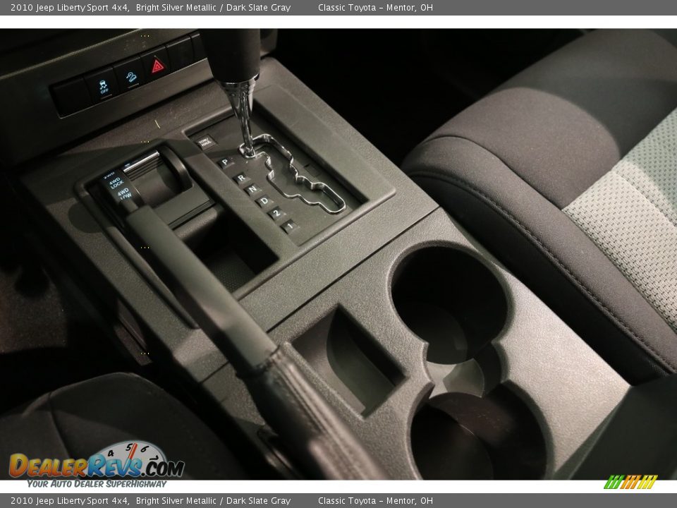 2010 Jeep Liberty Sport 4x4 Bright Silver Metallic / Dark Slate Gray Photo #11